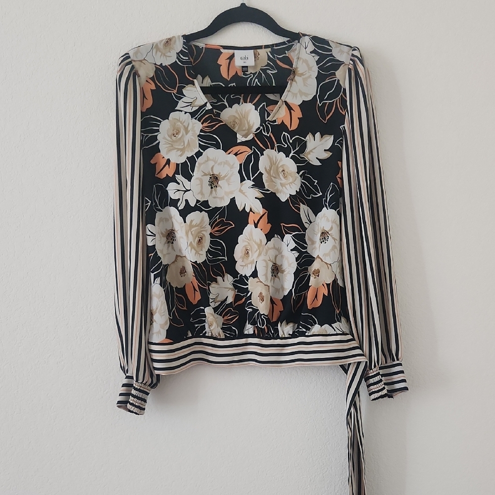 Cabi Floral Blouse